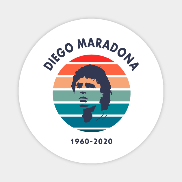 Diego maradona 1960-2020 Magnet by ijahmarfaidah